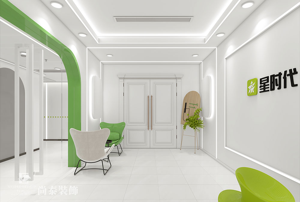 深圳南山華僑城汽車管理公司辦公室直播間裝修設(shè)計(jì) 